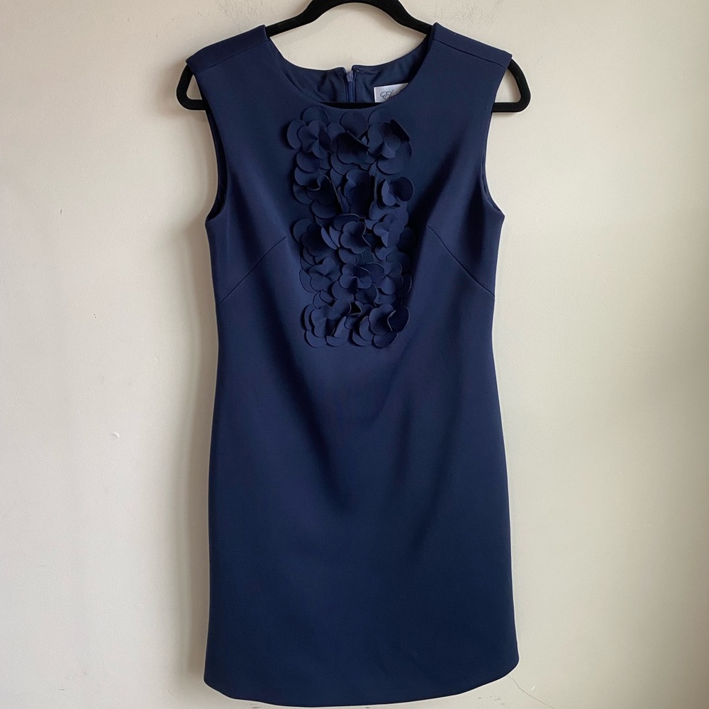 Eliza J Floral Applique Sheath Cocktail Dress